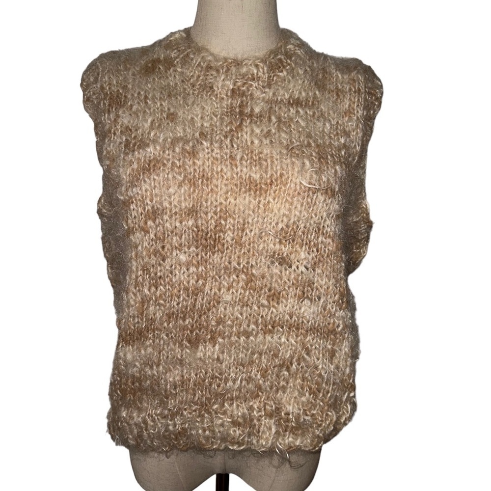 Vintage Softest Hand Knitted Sleeveless Top